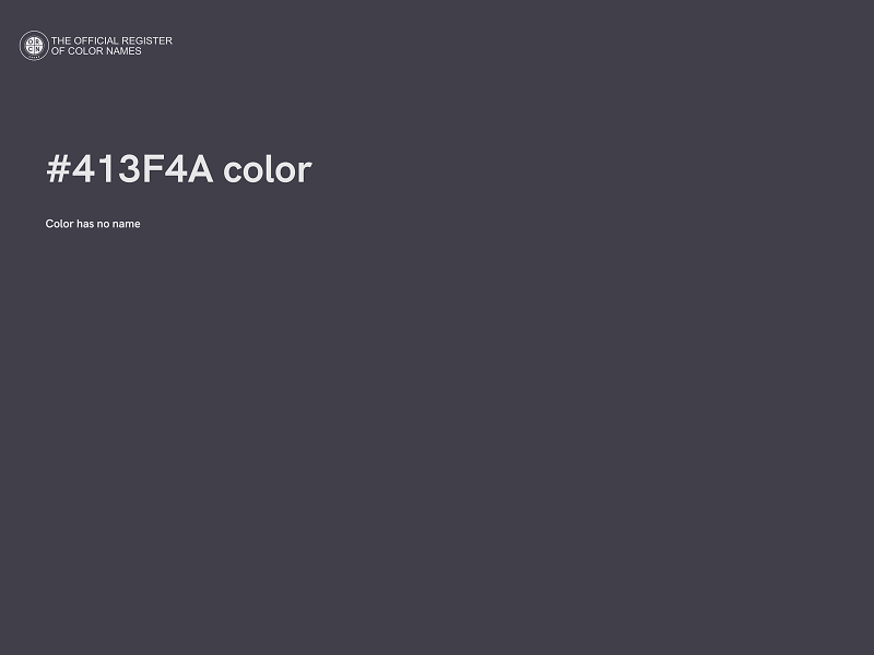 #413F4A color image