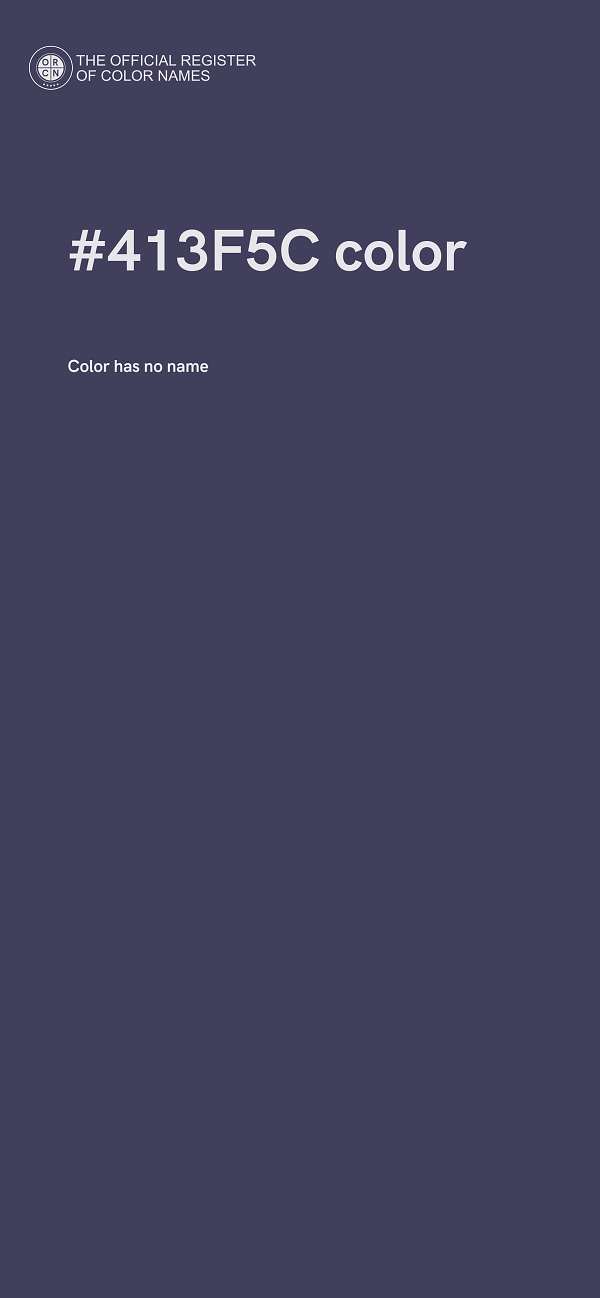 #413F5C color image