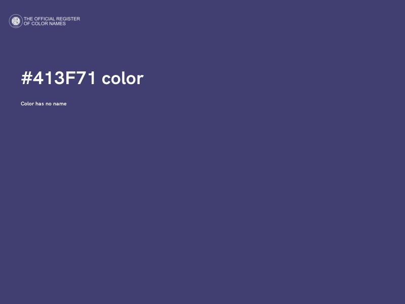 #413F71 color image
