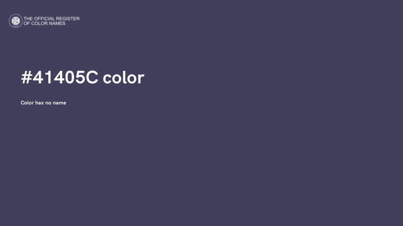#41405C color image