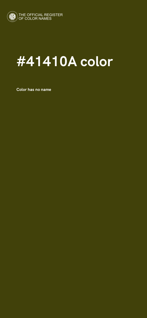 #41410A color image
