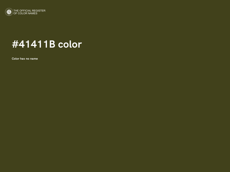 #41411B color image