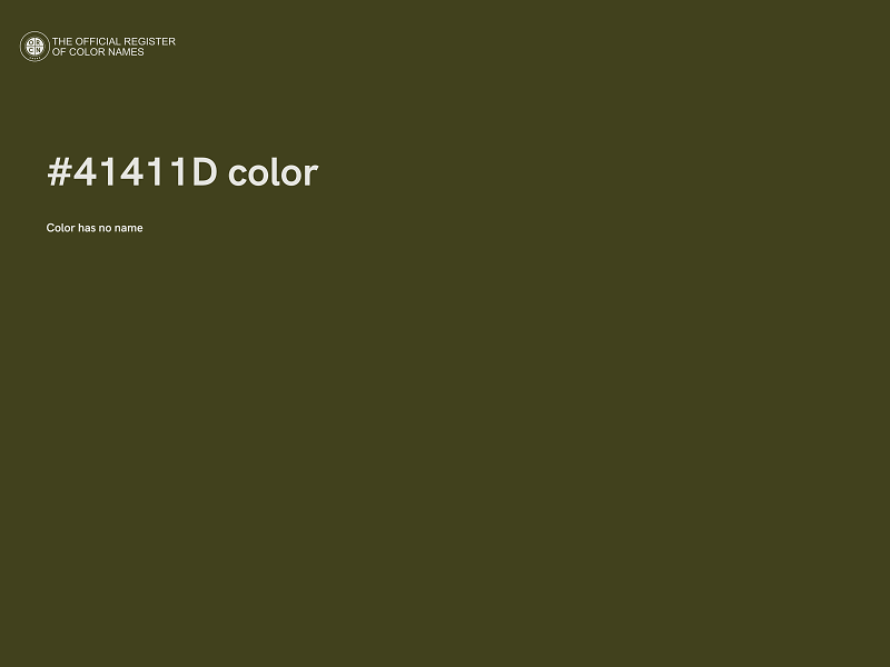 #41411D color image