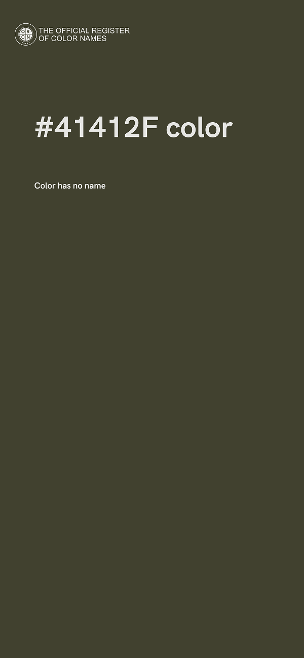 #41412F color image