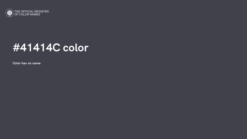 #41414C color image