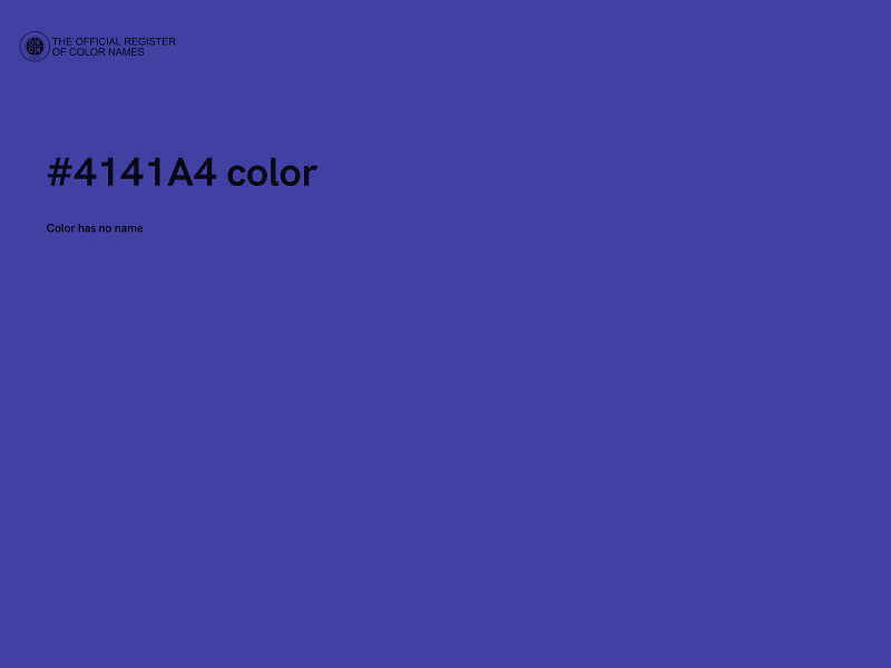 #4141A4 color image