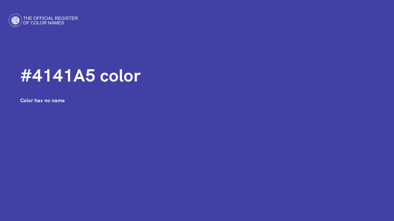 #4141A5 color image