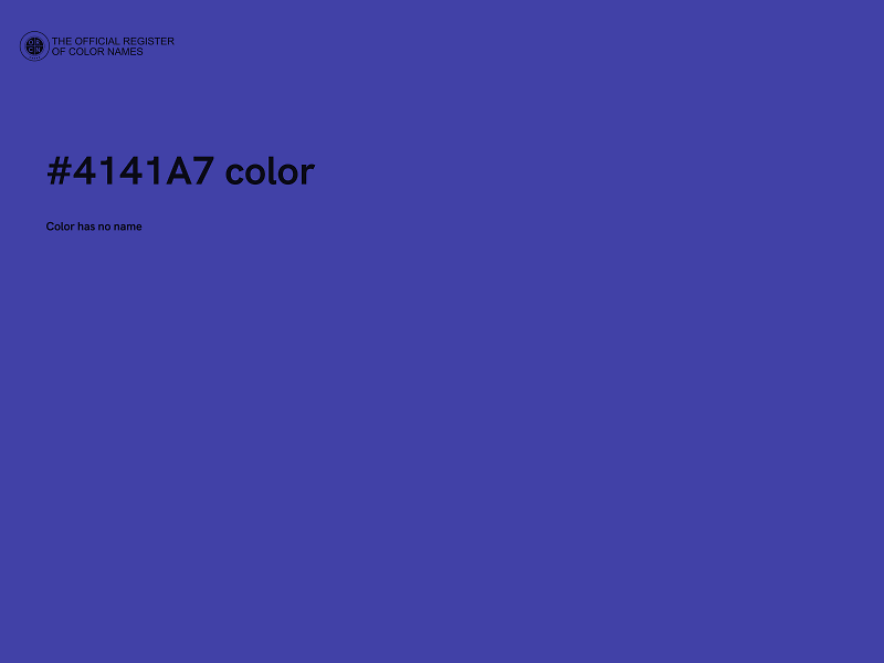 #4141A7 color image