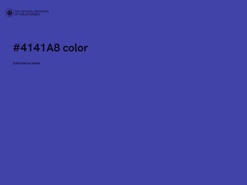 #4141A8 color image