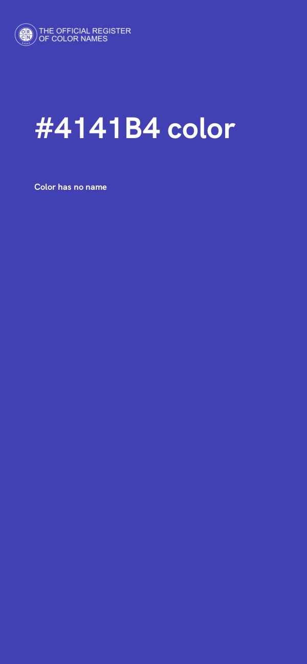 #4141B4 color image