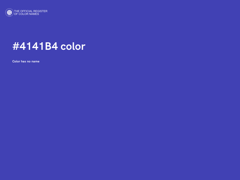 #4141B4 color image