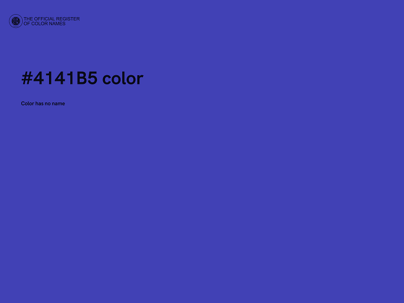#4141B5 color image