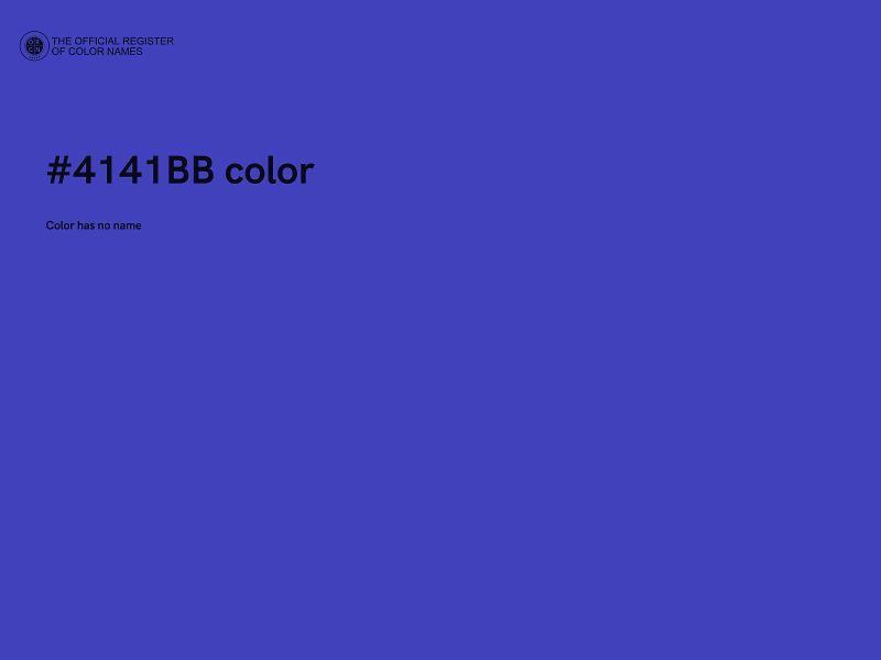#4141BB color image