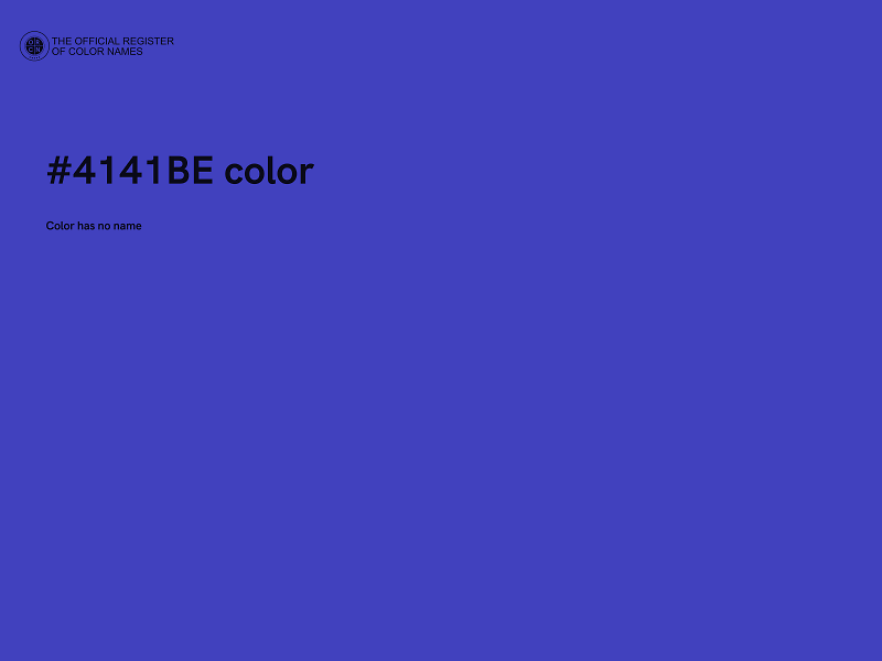 #4141BE color image