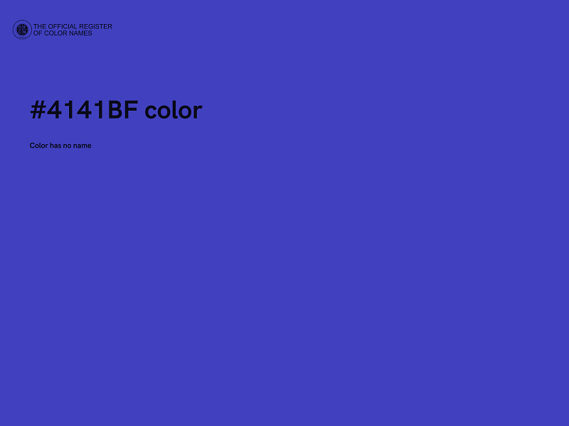 #4141BF color image