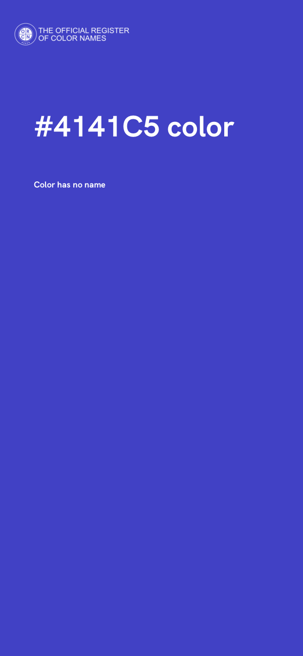 #4141C5 color image