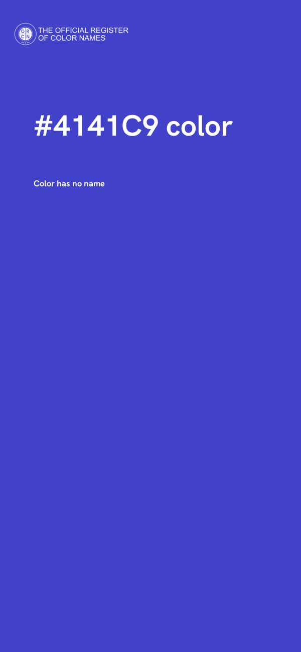 #4141C9 color image