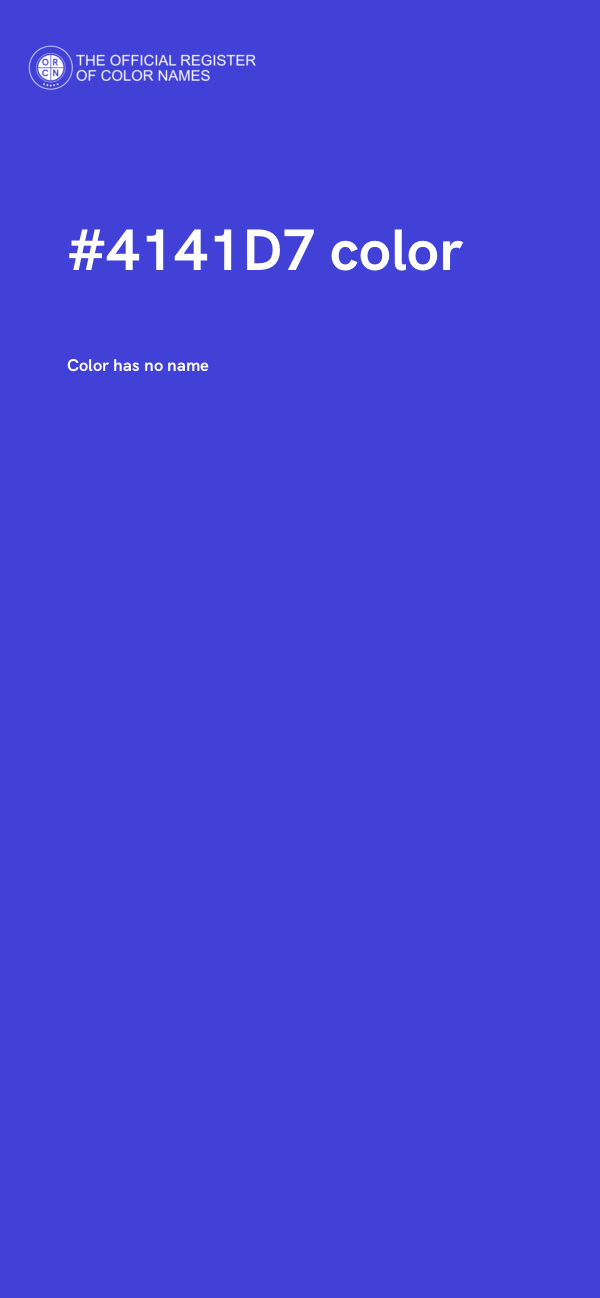 #4141D7 color image