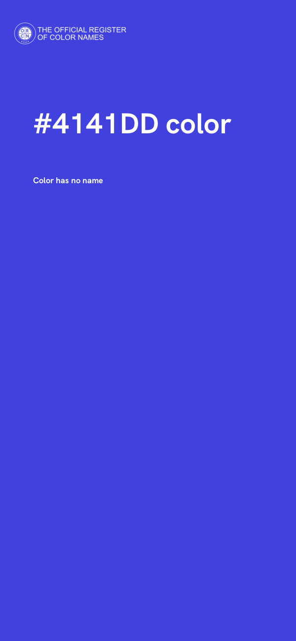 #4141DD color image