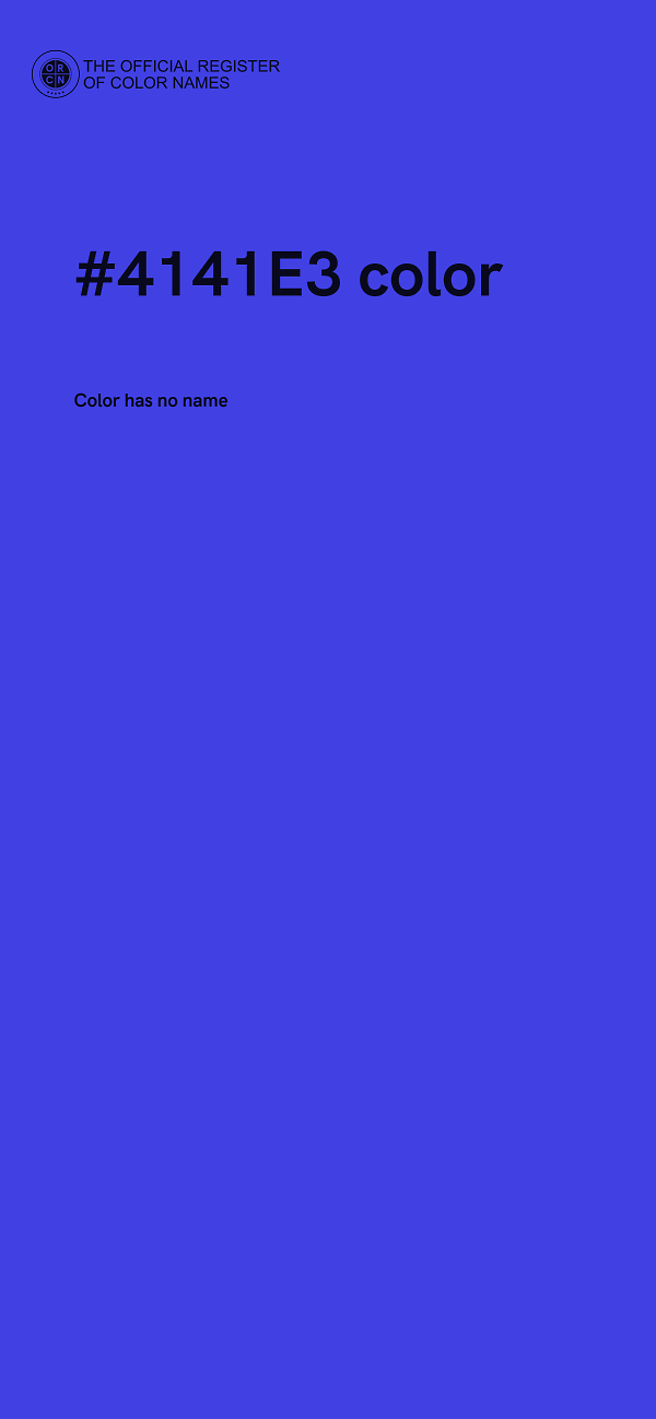 #4141E3 color image