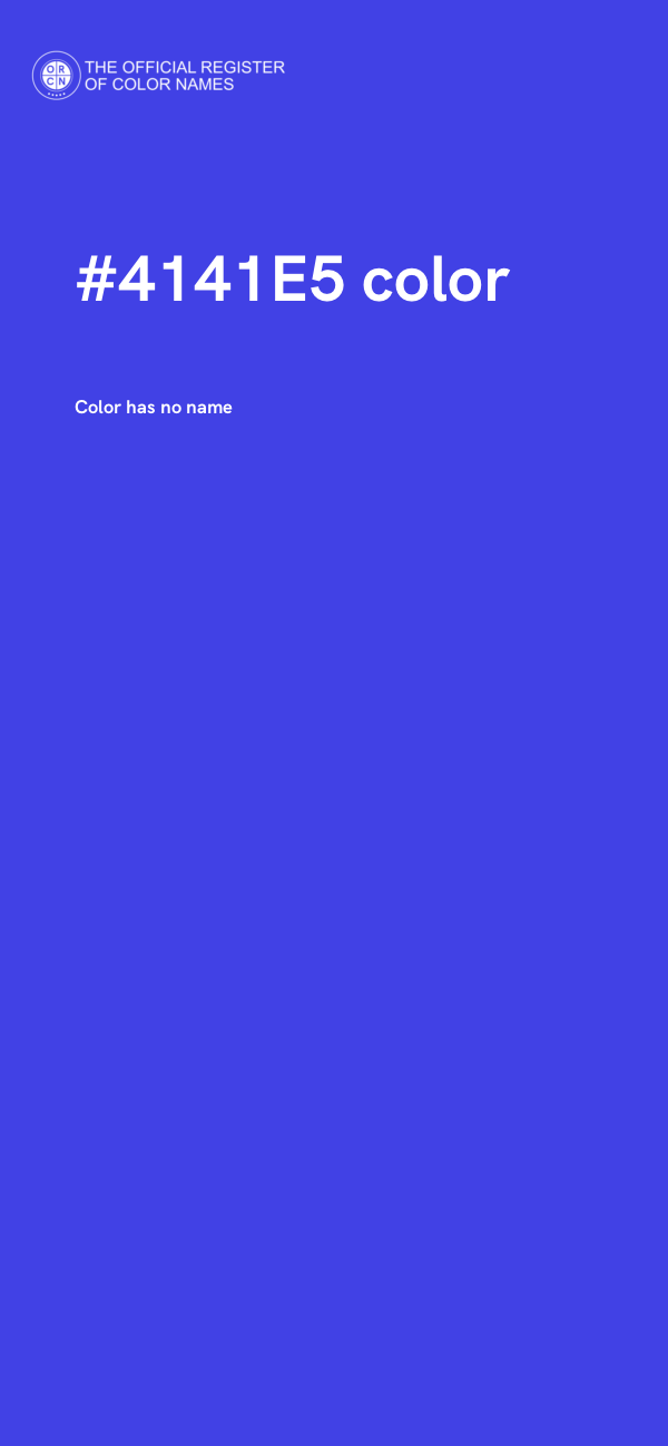 #4141E5 color image