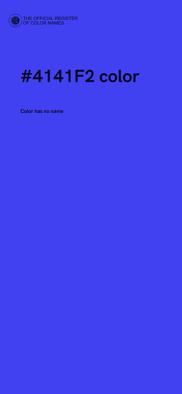 #4141F2 color image