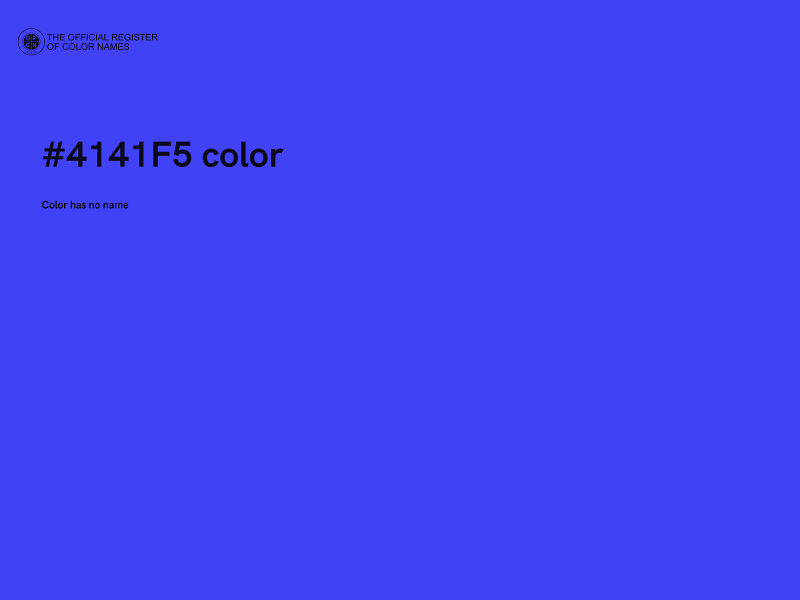 #4141F5 color image