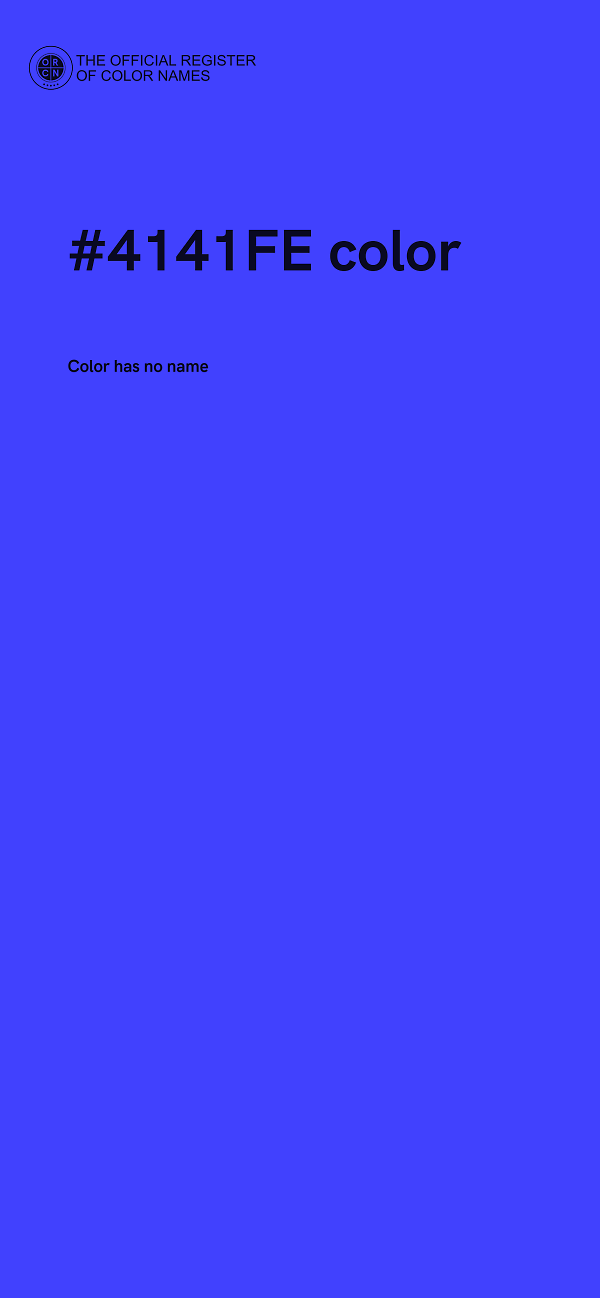 #4141FE color image