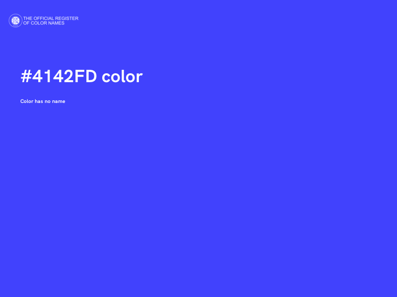 #4142FD color image