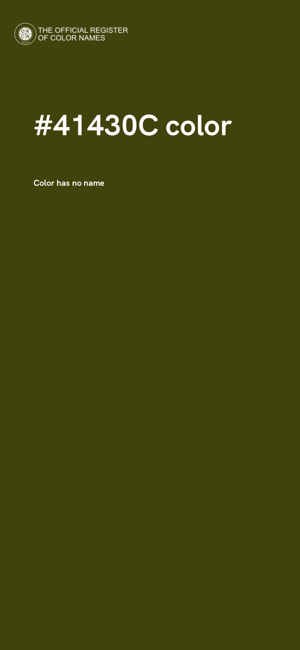 #41430C color image