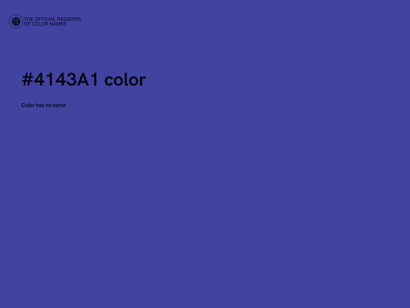 #4143A1 color image