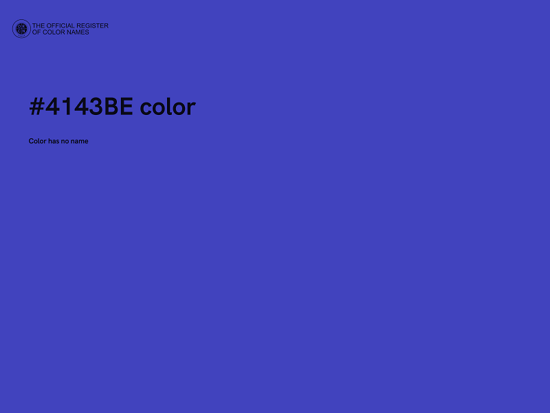 #4143BE color image