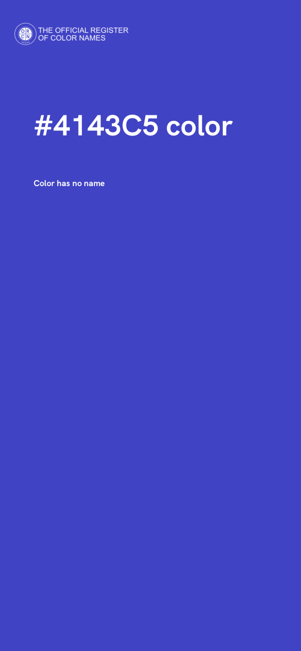 #4143C5 color image