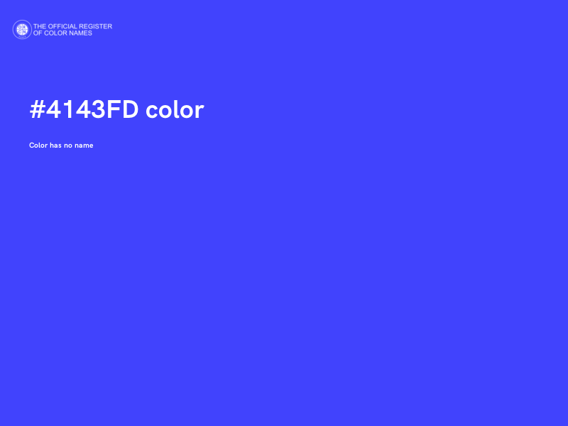 #4143FD color image