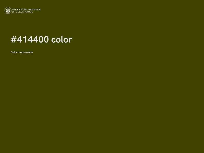 #414400 color image
