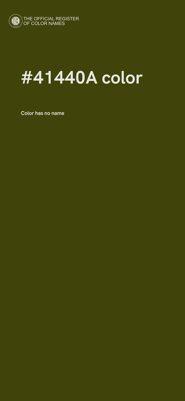 #41440A color image
