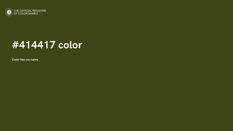 #414417 color image