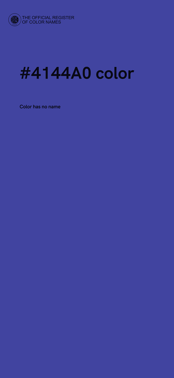 #4144A0 color image
