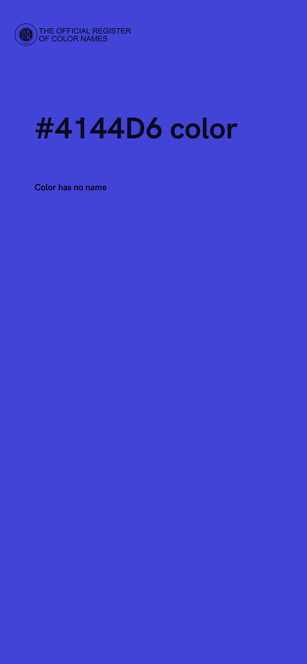 #4144D6 color image