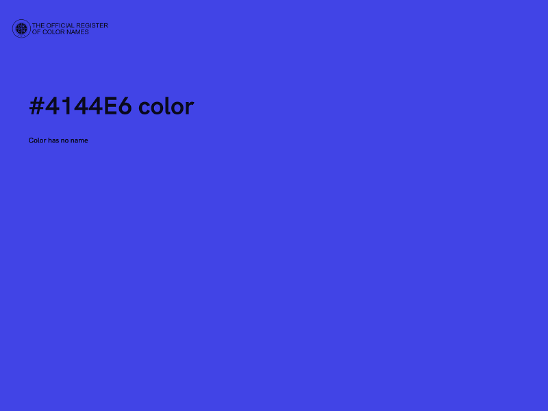 #4144E6 color image