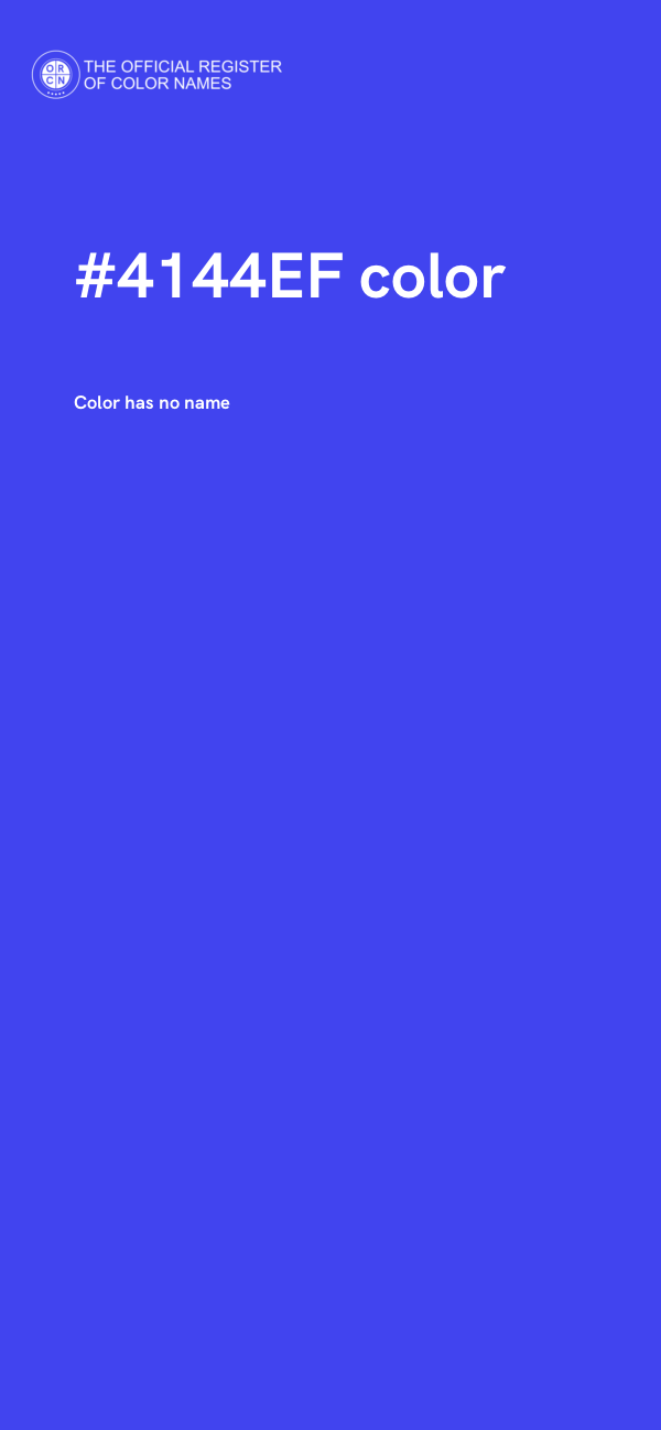 #4144EF color image