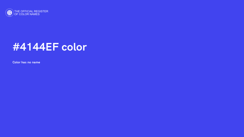 #4144EF color image