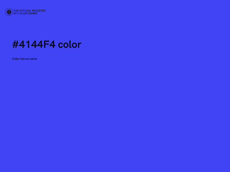 #4144F4 color image