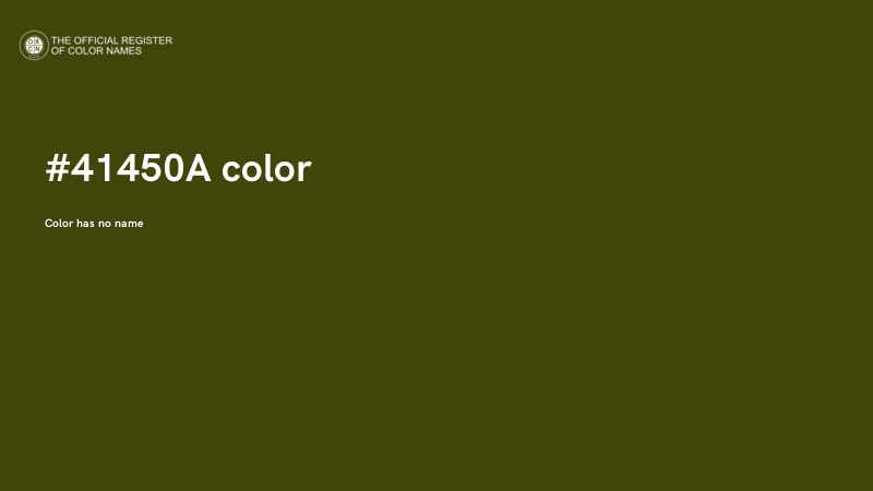 #41450A color image