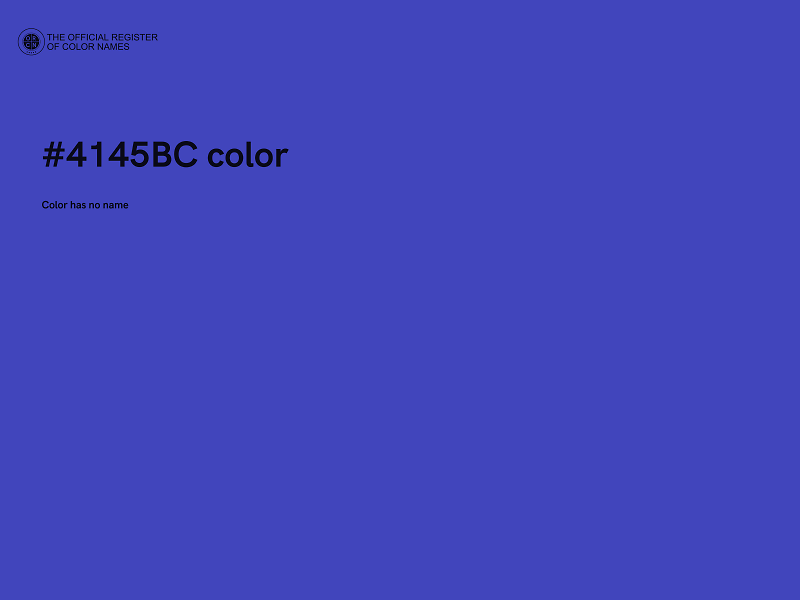 #4145BC color image