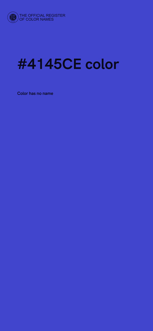 #4145CE color image