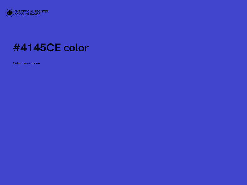 #4145CE color image