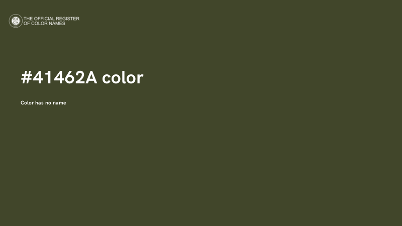 #41462A color image