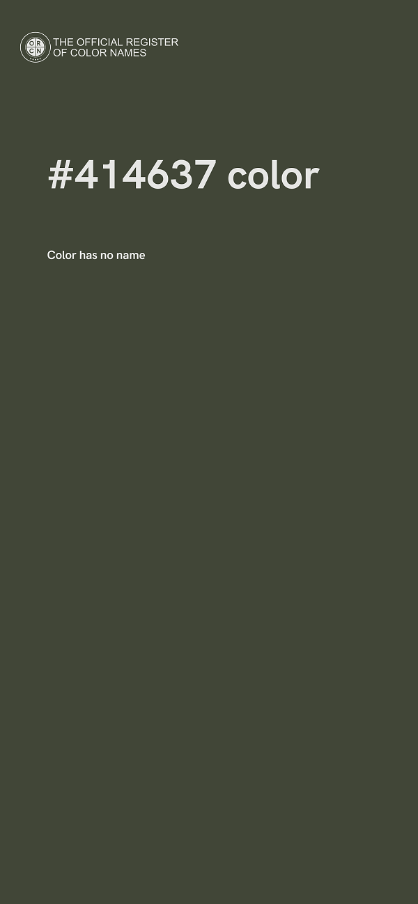 #414637 color image
