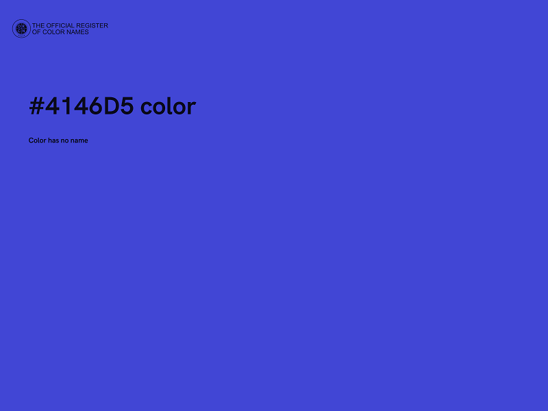 #4146D5 color image